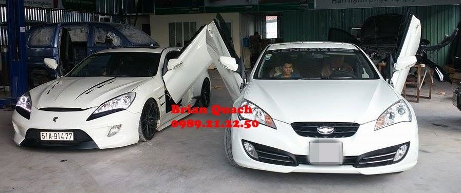 Cửa Lambo đặt riêng theo xe